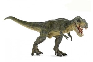 Figurine T-Rex courant vert